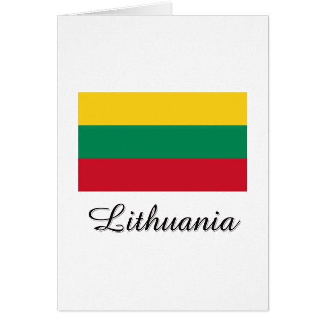Lithuania Flag Design (Front)