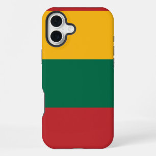 Lithuania Flag iPhone 16 Plus Case