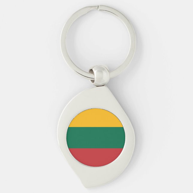 Lithuania Flag Key Ring (Front)