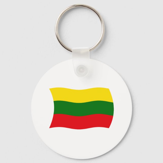 Lithuania Flag Keychain (Front)