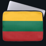 Lithuania flag laptop sleeve<br><div class="desc">An ideal gift for all those who are patriotic of their country!</div>