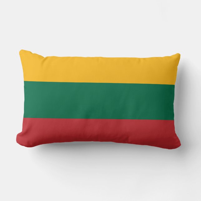 Lithuania Flag Lumbar Cushion (Front)