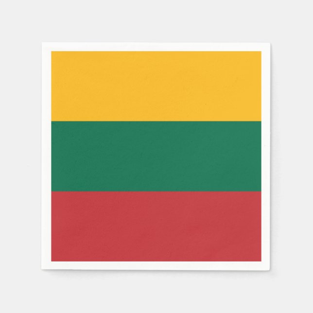 Lithuania Flag Napkin (Front)
