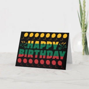 Lithuania Flag Patriotic Birthday Card