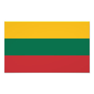 Lithuania Flag Photo Print