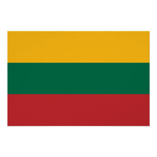 Lithuania Flag Poster