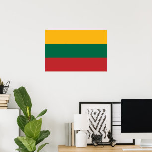 Lithuania flag poster