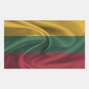 Lithuania Flag Rectangular Sticker
