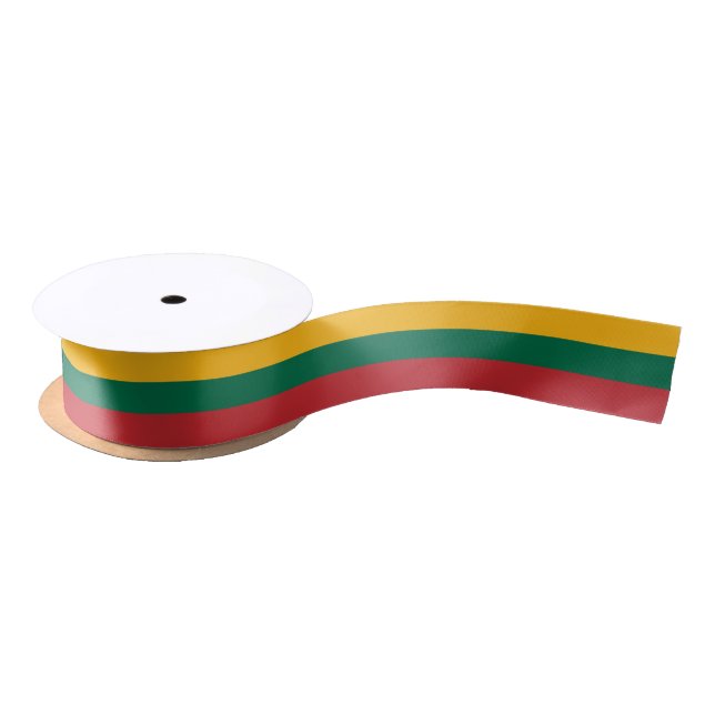 Lithuania Flag Satin Ribbon (Spool)
