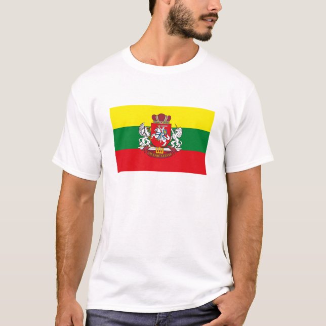 Lithuania Flag T-shirt (Front)
