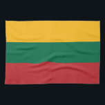 Lithuania Flag Tea Towel<br><div class="desc">Patriotic flag of Lithuania.</div>