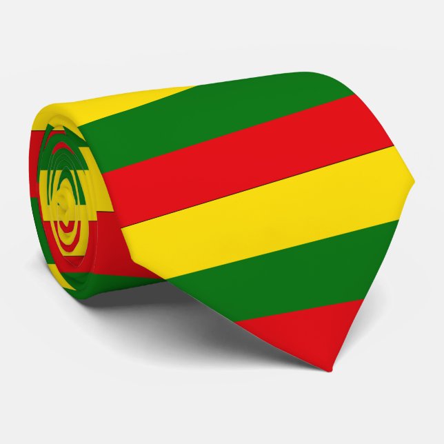 Lithuania flag tie (Rolled)