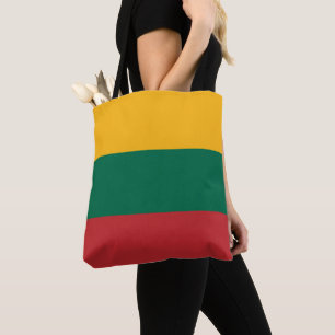 Lithuania flag tote bag