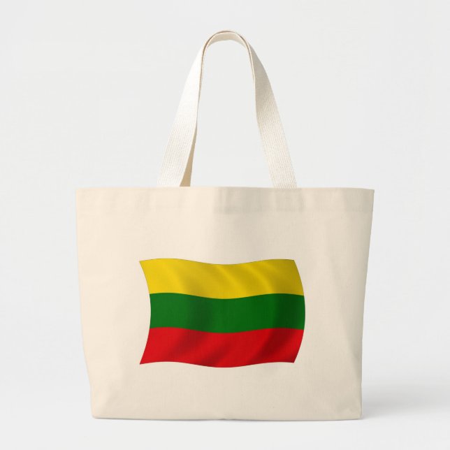 Lithuania Flag Tote Bag (Front)