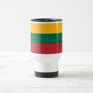 Lithuania Flag Travel Mug