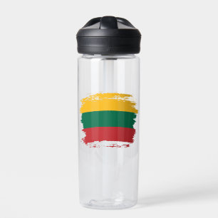 Lithuania flag water bottle