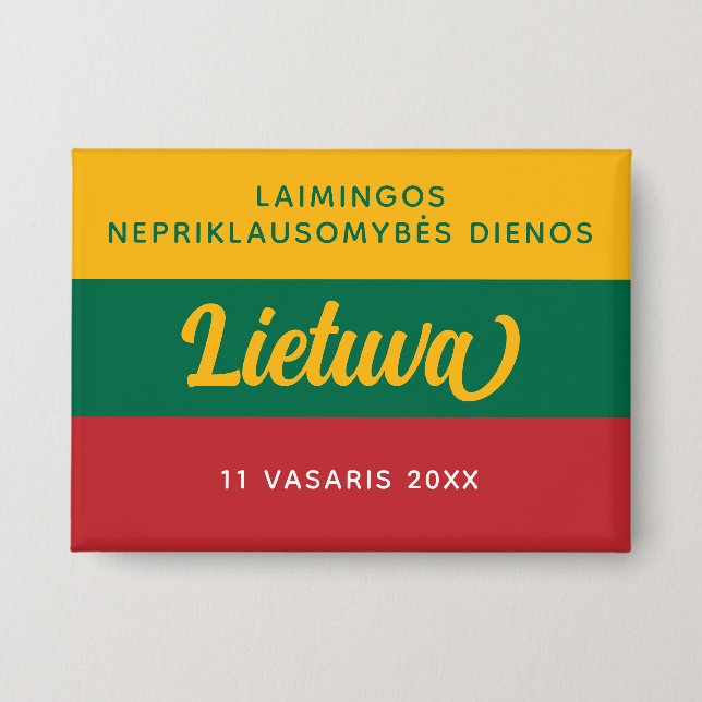 Lithuania Independence Day National Flag (Front)