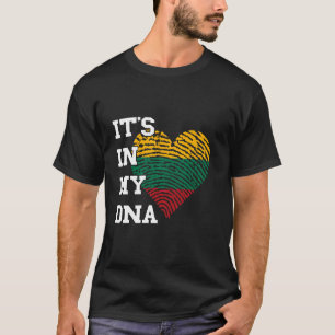 Lithuania It's In My DNA Heart Lietuva Lithuanian  T-Shirt