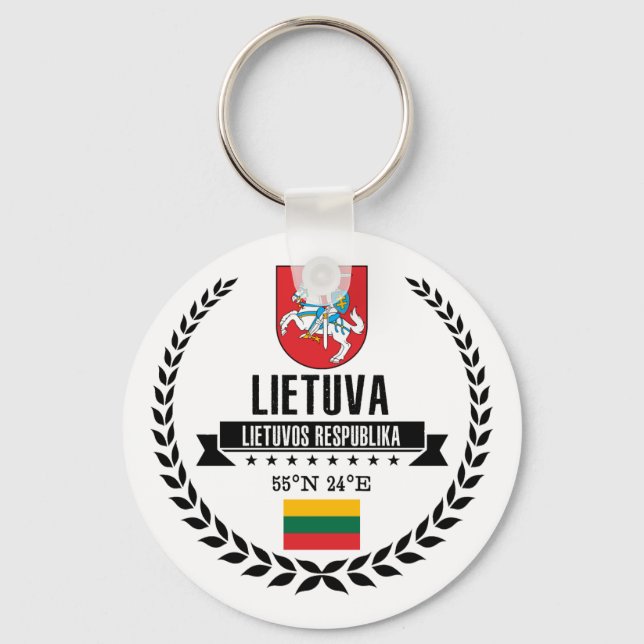 Lithuania Key Ring (Front)