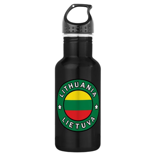 Lithuania Lietuva 532 Ml Water Bottle (Front)