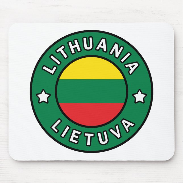 Lithuania Lietuva Mouse Pad (Front)