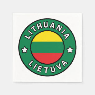 Lithuania Lietuva Napkin