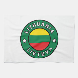 Lithuania Lietuva Tea Towel