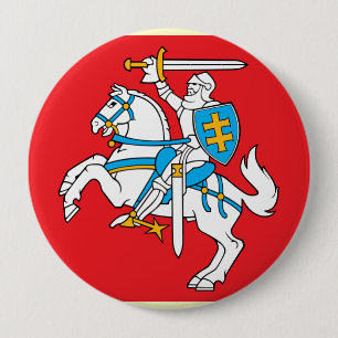 Lithuania , Lithuania 10 Cm Round Badge