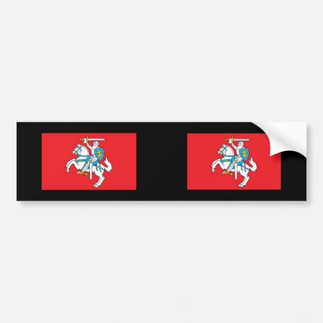 Lithuania , Lithuania Bumper Sticker (Front)