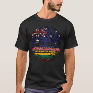 Lithuania Lithuanian Australian Australia Tree T-Shirt