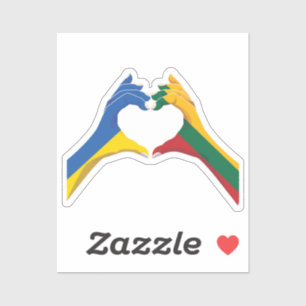 Lithuania Lithuanian Ukraine Ukrainian Love Heart