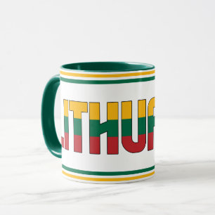 Lithuania National Flag Patriotic Coffee Mug