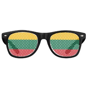 Lithuania National Flag Retro Sunglasses