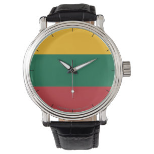 Lithuania Plain Flag Watch