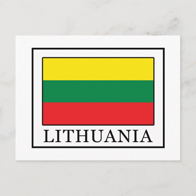 Lithuania Postcard (Front)