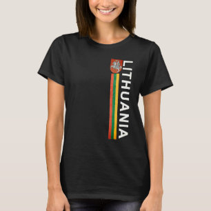Lithuania Retro Sports  Lithuanian Soccer Pride Te T-Shirt