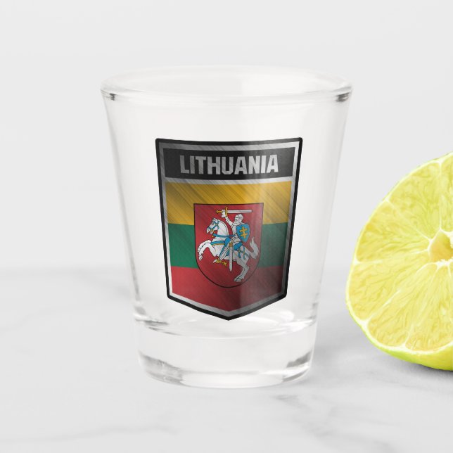 Lithuania Shot Glass (Front)