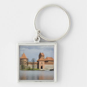 Lithuania, Trakai. Island Castle 2 Key Ring