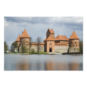 Lithuania, Trakai. Island Castle 2 Photo Print