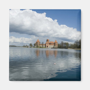 Lithuania, Trakai. Island Castle Magnet