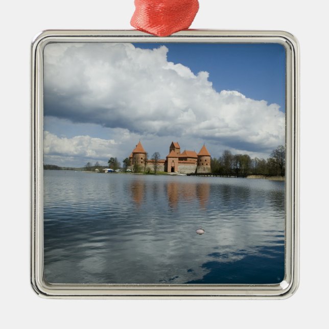 Lithuania, Trakai. Island Castle Metal Tree Decoration (Front)