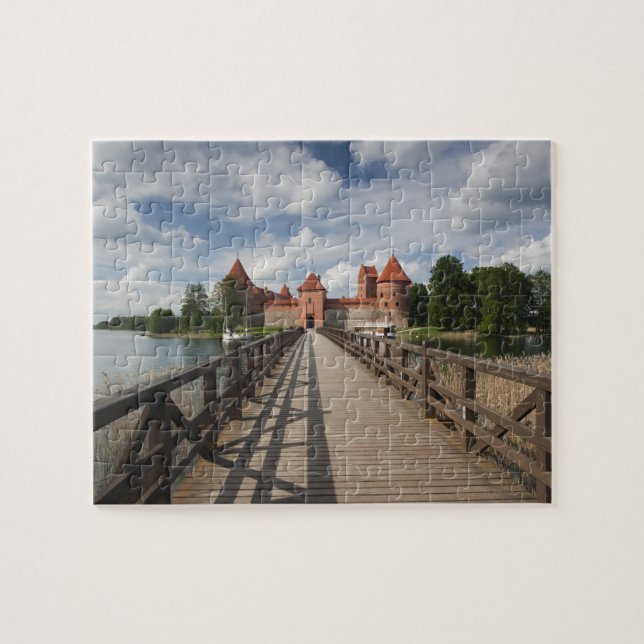 Lithuania, Trakai, Trakai Historical National Jigsaw Puzzle (Horizontal)