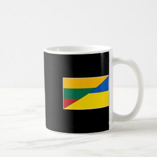 Lithuania Ukraine Flag Lithuanian Ukrainian Nation Coffee Mug