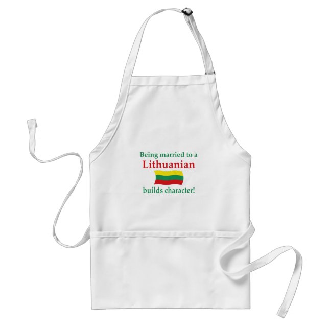 Lithuanian Builds Character Standard Apron (Front)
