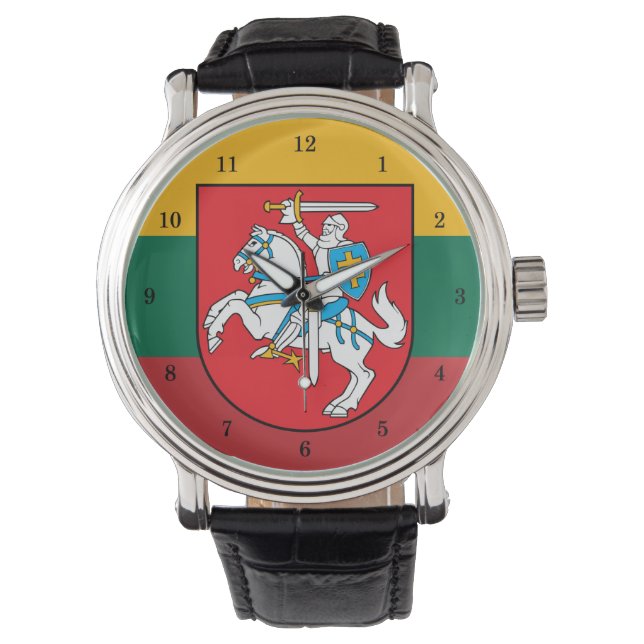 Lithuanian Coat of Arms Vytis Watch (Front)