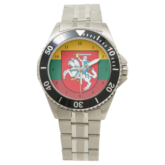 Lithuanian Coat of Arms Vytis Watch (Front)