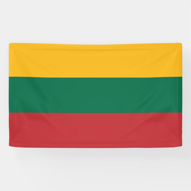 Lithuanian Flag Banner (Horizontal)