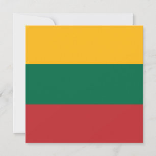 Lithuanian Flag Card