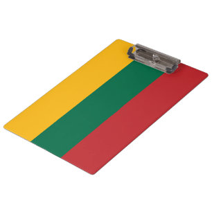 Lithuanian Flag Clipboard