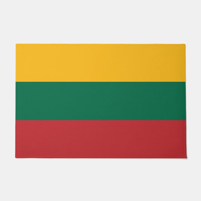 Lithuanian Flag Doormat (Front)